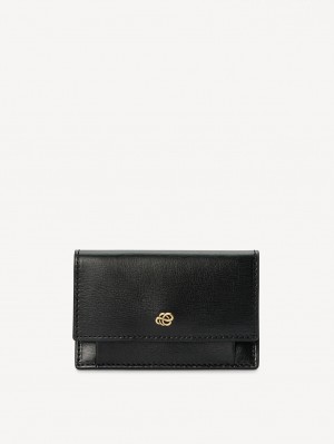 By Malene Birger Aya Leather Wallet Lompakot & Kortinhaltijat Mustat | FI_BB63784