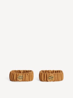 By Malene Birger Evelo Leather Wrist Bands Muut Tarvikkeet Raw Sugar | FI_BB38514