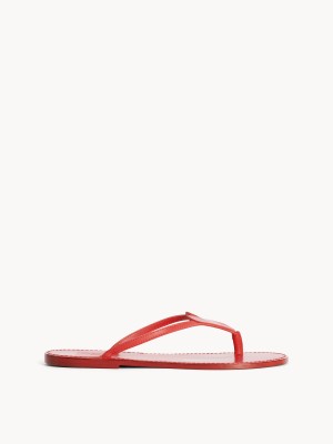 By Malene Birger Ladina Leather Sandals Kengät Punainen | FI_BB99589