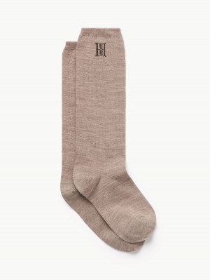 By Malene Birger Leiann Socks Muut Tarvikkeet Ruskea | FI_BB62825