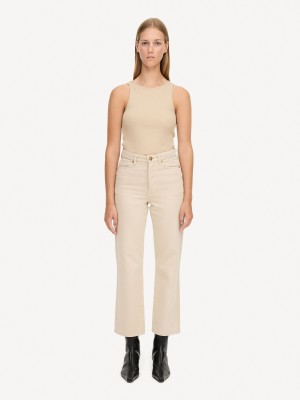 By Malene Birger Milium Organic Cotton Suorat Housut Mojave Desert | FI_BB55813