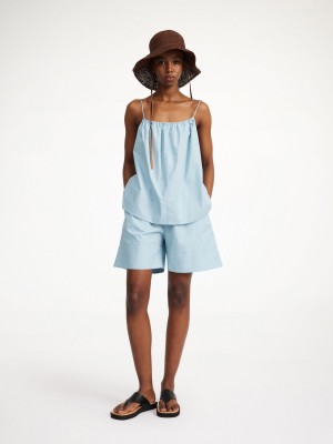 By Malene Birger Siona Shortsit Sininen | FI_BB51960