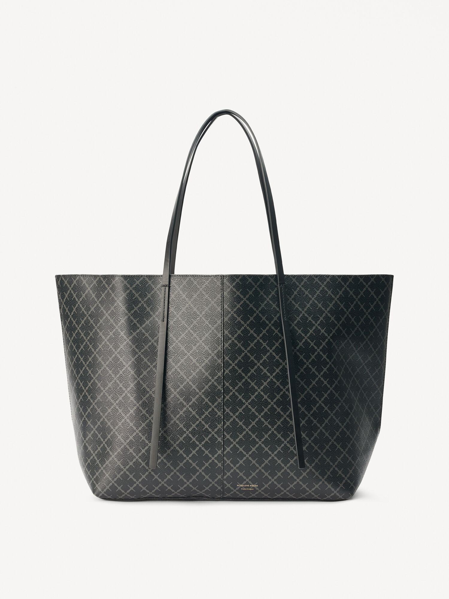 By Malene Birger Abi Printed Tote Laukut Charcoal | FI_BB83789