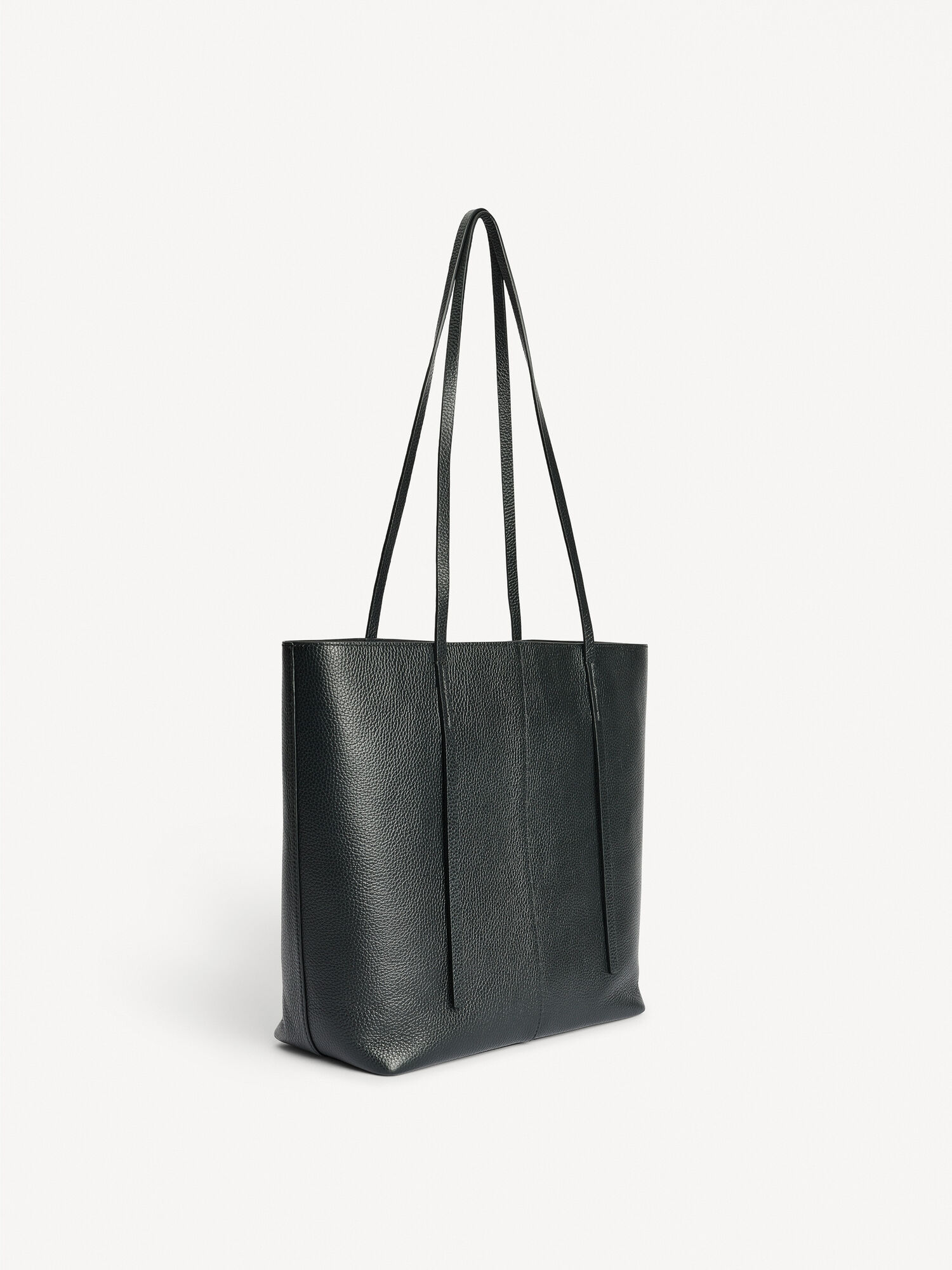 By Malene Birger Abilso Leather Tote Laukut Mustat | FI_BB13948