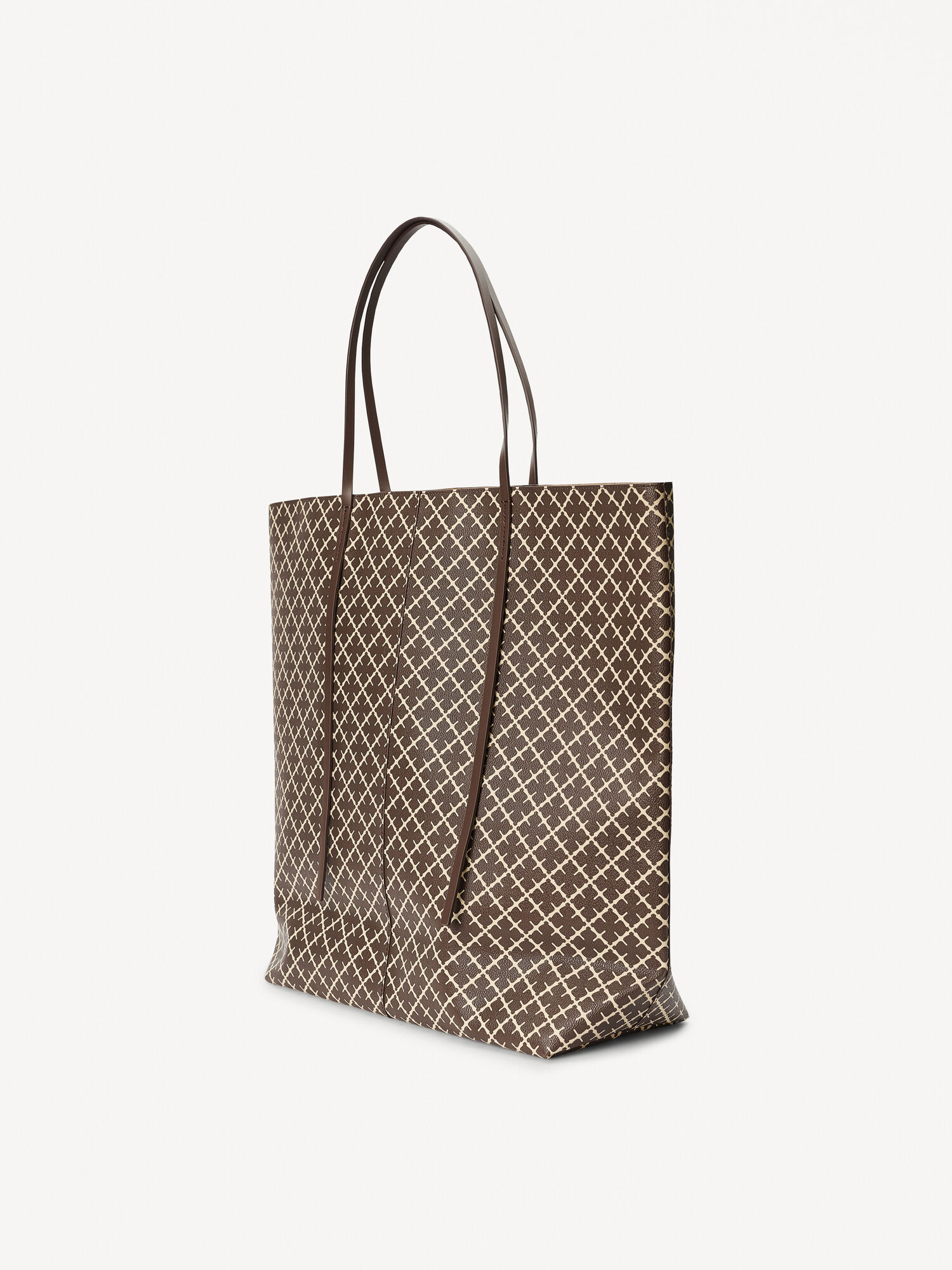 By Malene Birger Abrille Printed Tote Laukut Ruskea | FI_BB45302