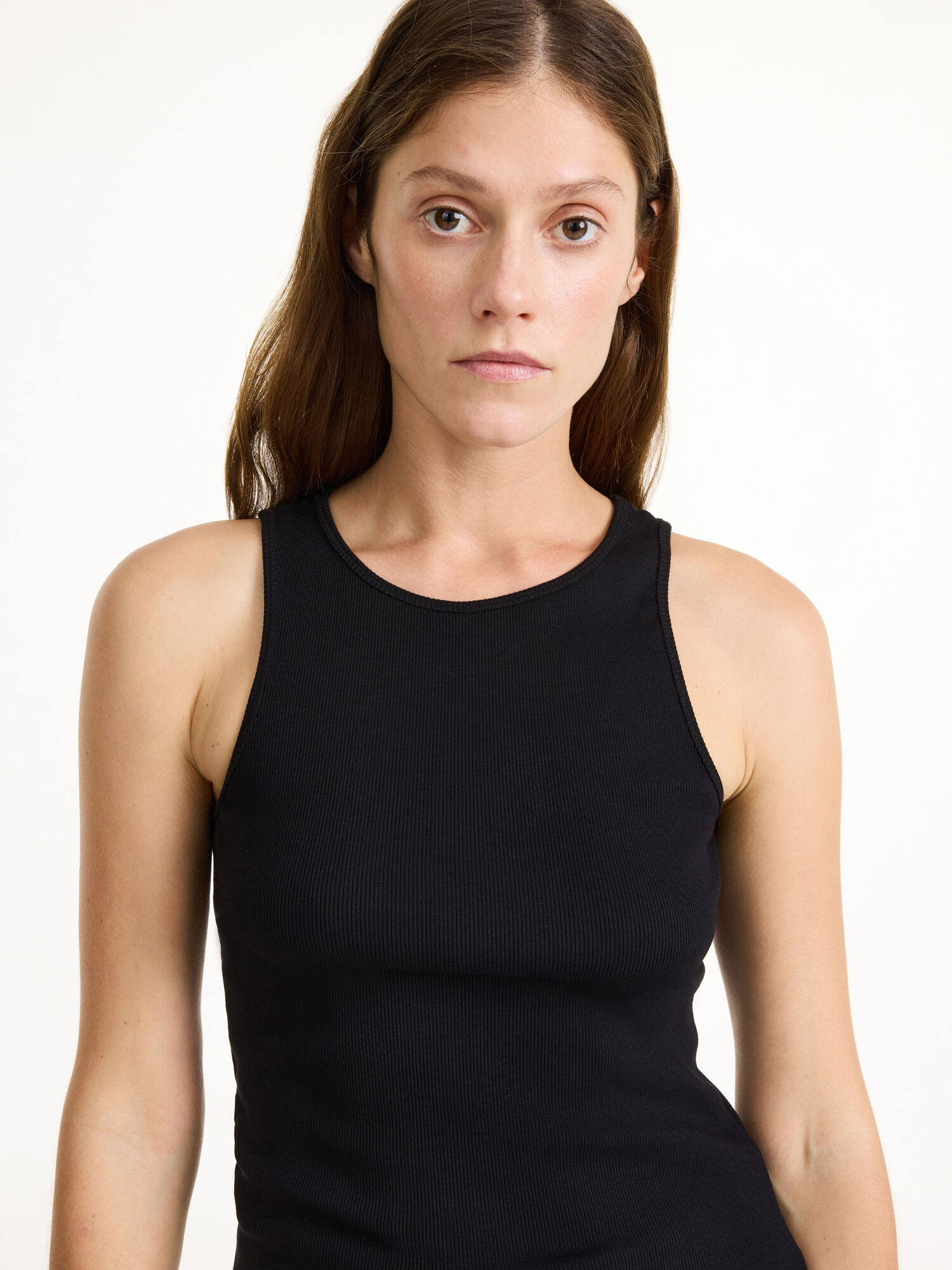 By Malene Birger Amani Tank Topit Mustat | FI_BB49216