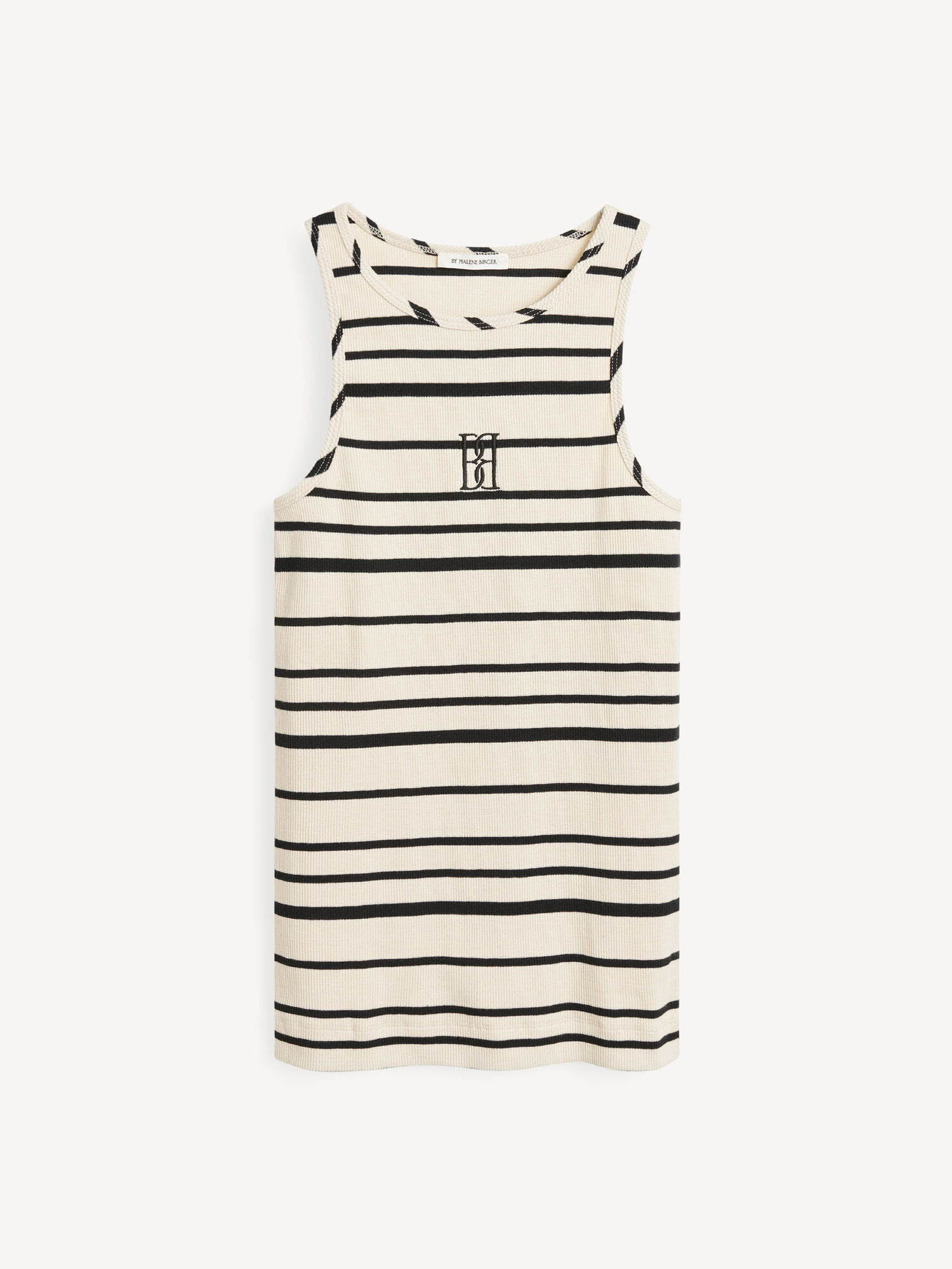 By Malene Birger Amanias Tank Topit Mustat Raidallinen | FI_BB92164