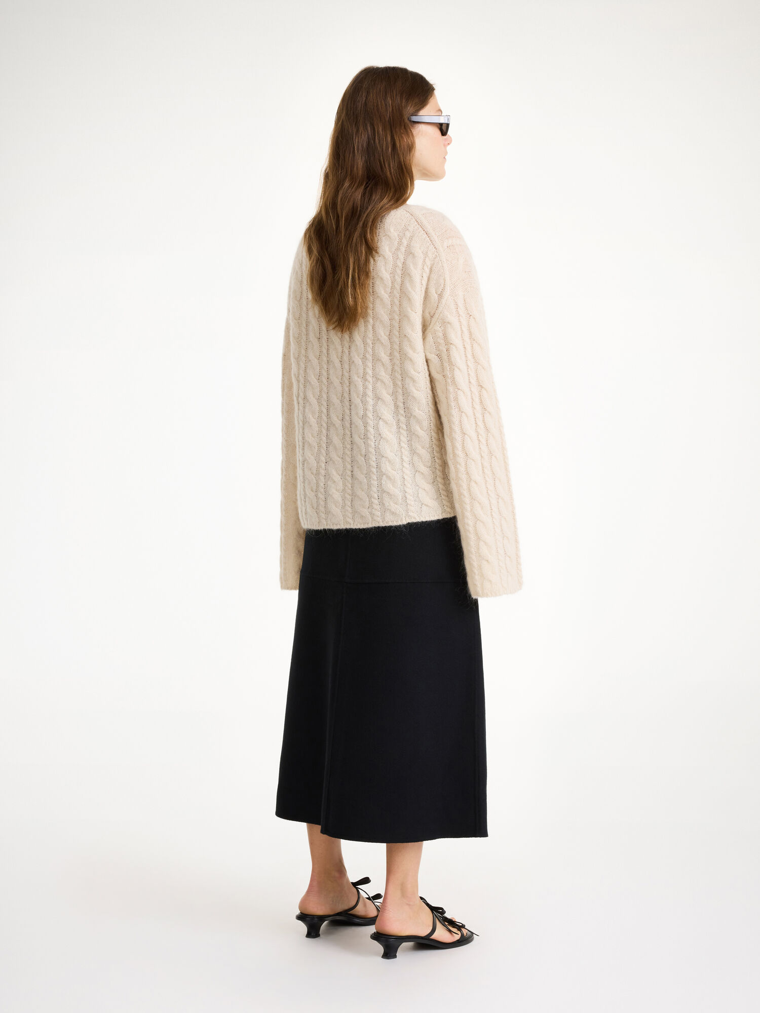 By Malene Birger Angello Wool Midi Hameet Mustat | FI_BB54912