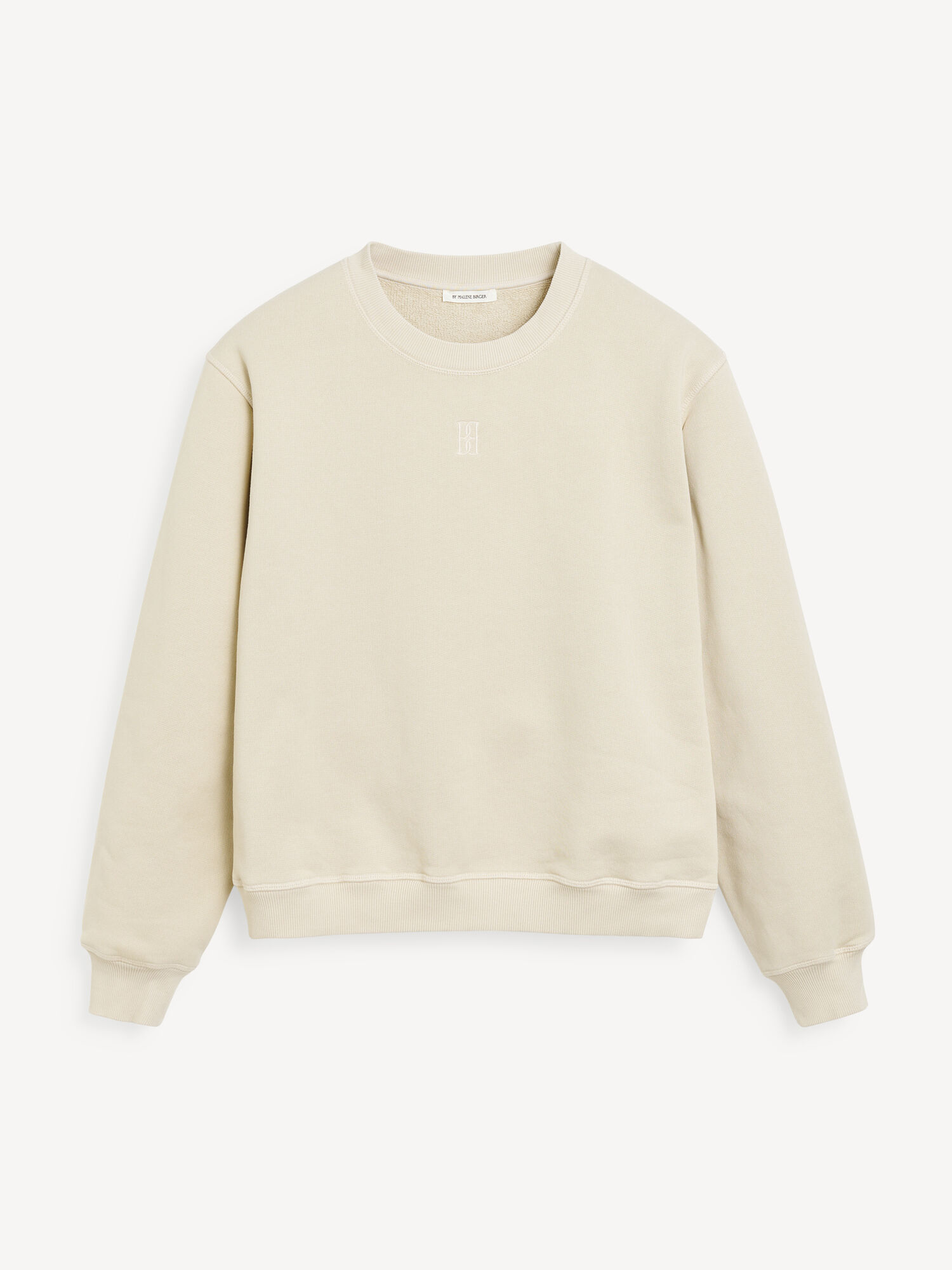 By Malene Birger Apalia Organic Cotton Sweatshirt Topit Oyster Gray | FI_BB59394