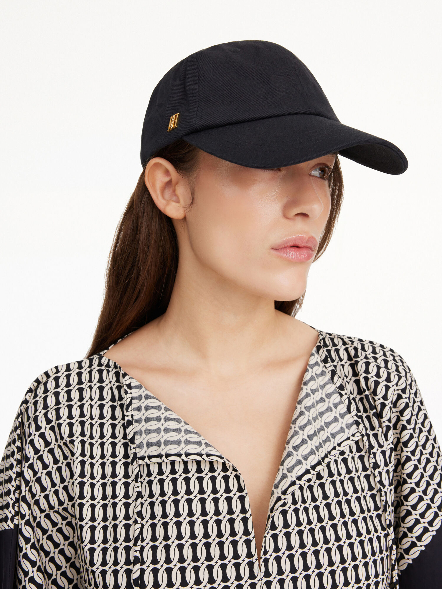 By Malene Birger Aubriela Organic Cotton Hat Muut Tarvikkeet Mustat | FI_BB55066