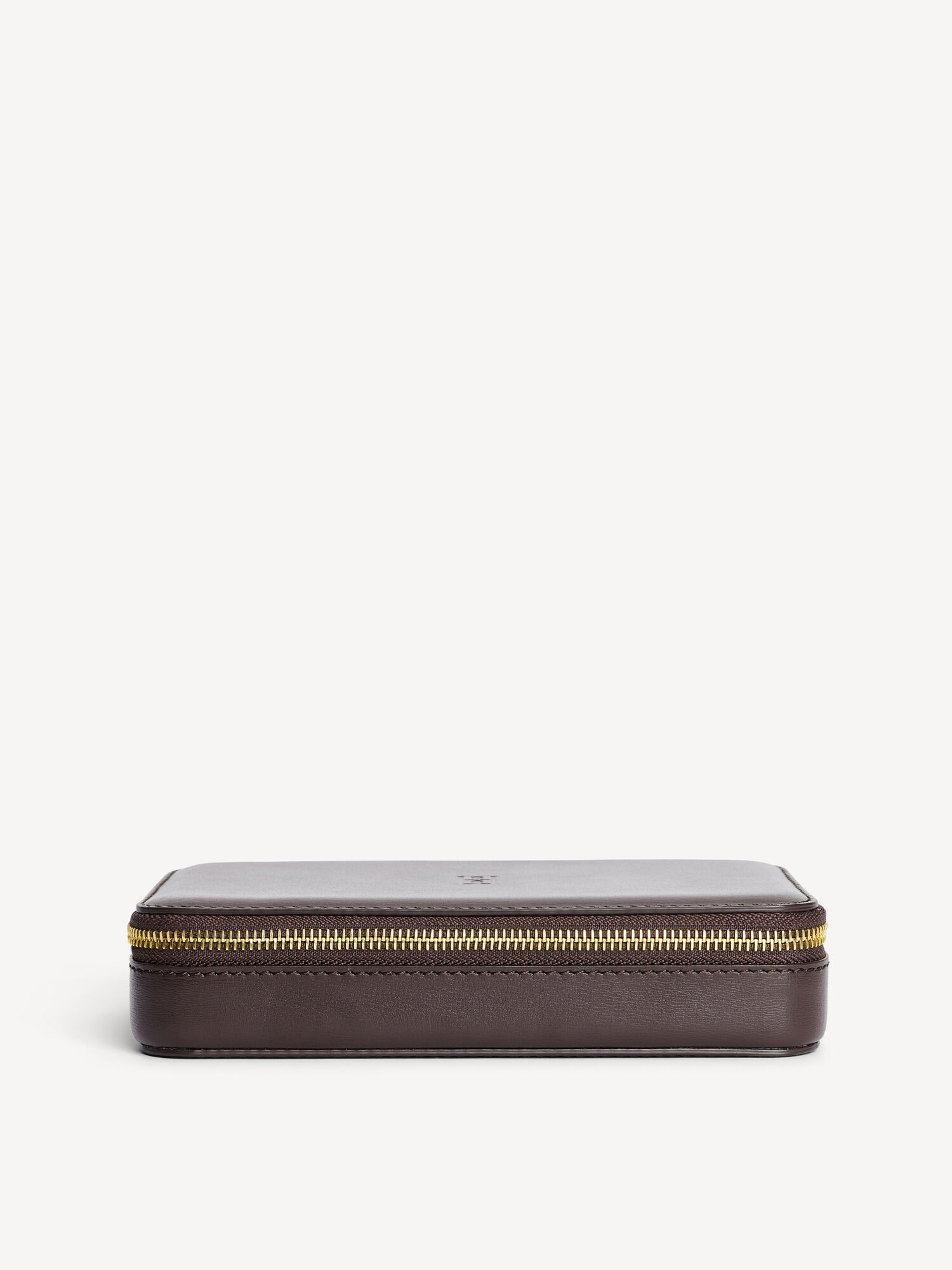 By Malene Birger Aya Cher Leather Jewellery Case Kauneus Laukut Tummanruskea | FI_BB63303