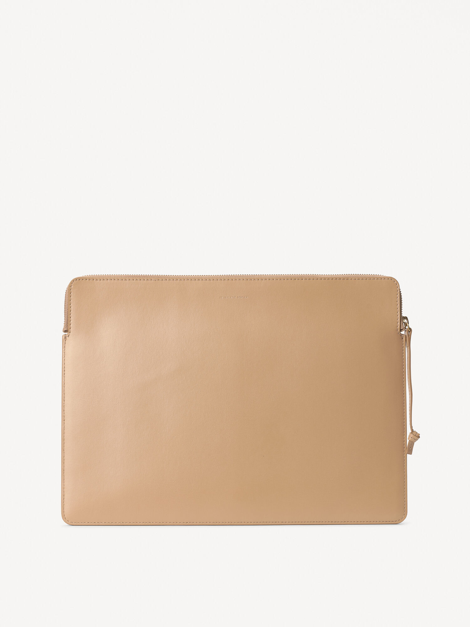 By Malene Birger Aya Leather Laptop Case Muut Tarvikkeet Sand | FI_BB25054