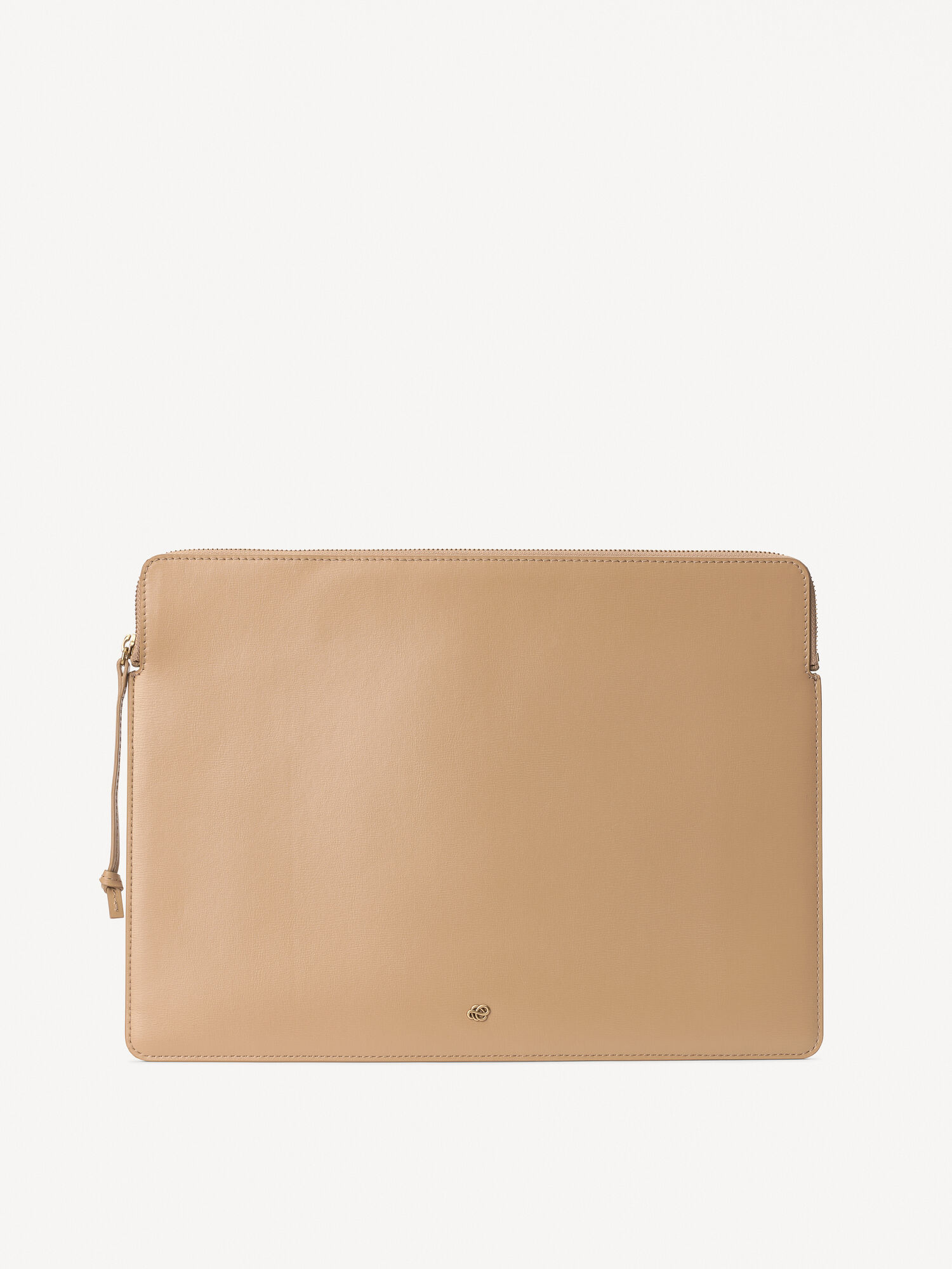 By Malene Birger Aya Leather Laptop Case Muut Tarvikkeet Sand | FI_BB25054