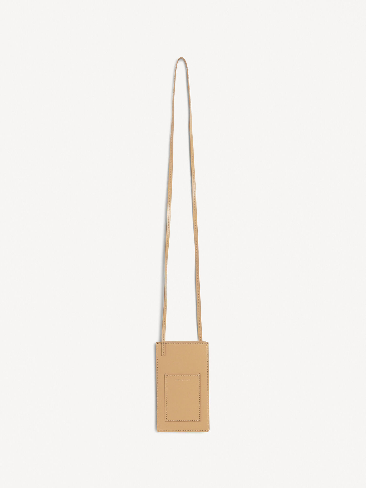 By Malene Birger Aya Leather Phone Pouch Muut Tarvikkeet Sand | FI_BB12175