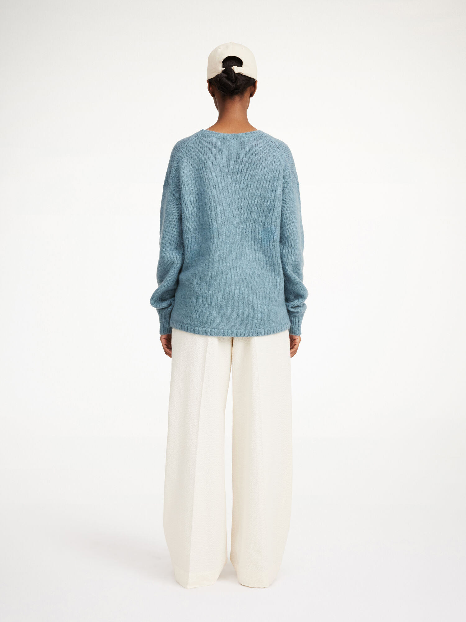 By Malene Birger Briella Mohair-blend Sweater Neuleet Cool Water | FI_BB25670