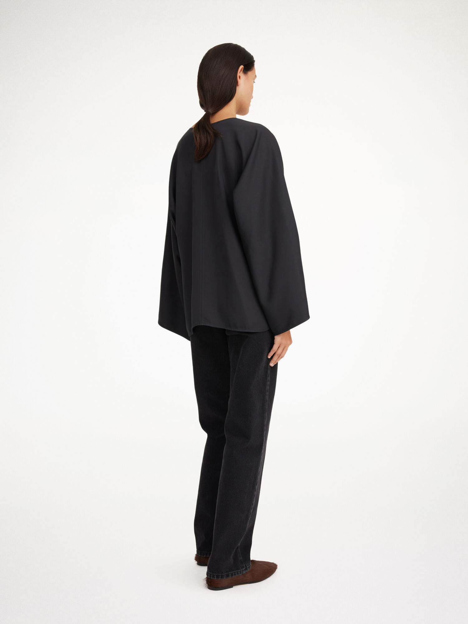 By Malene Birger Calias Tunic-style Blouse Paidat Mustat | FI_BB81474