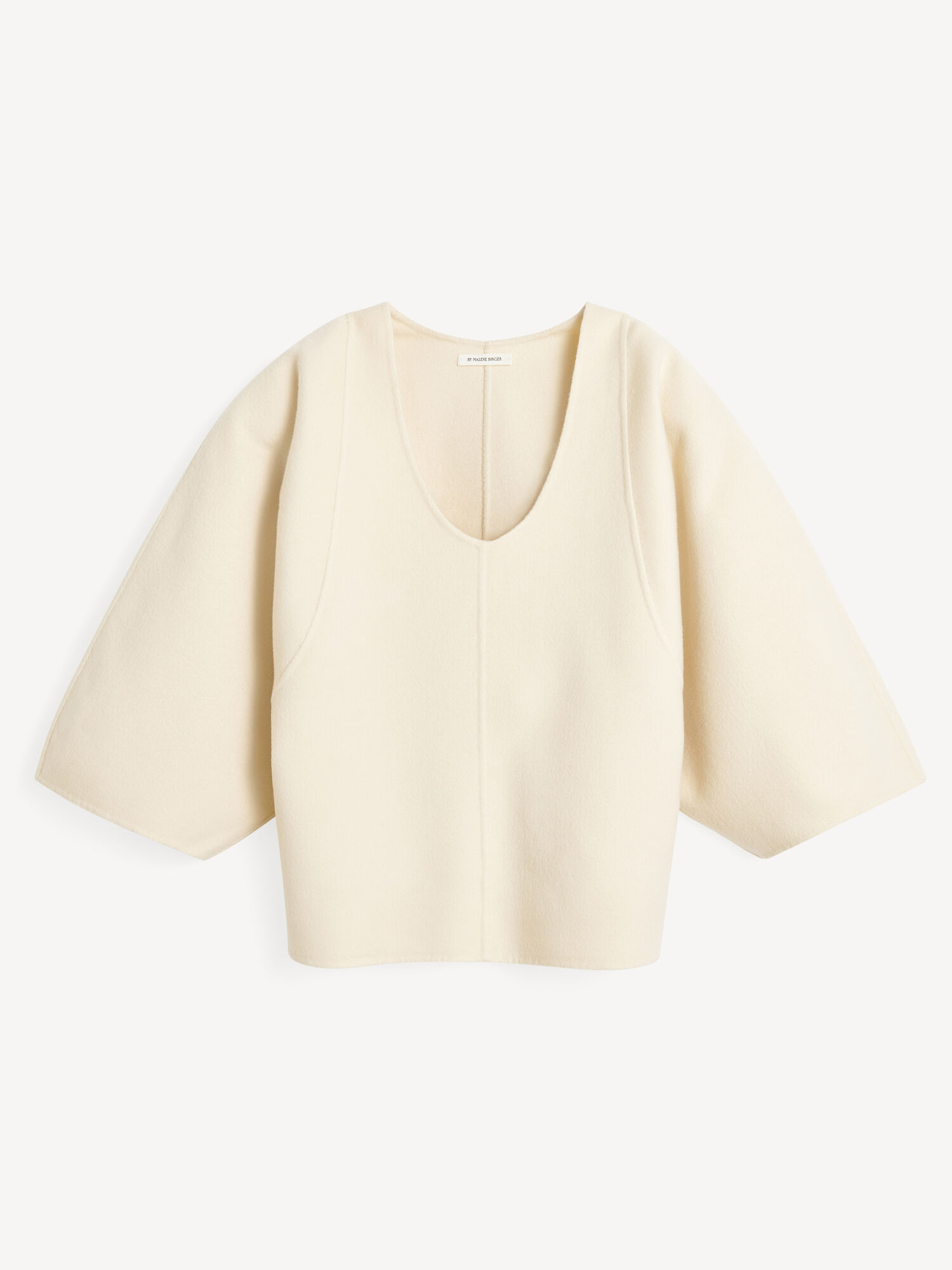 By Malene Birger Calya Wool Blouse Paidat Pearl | FI_BB94686