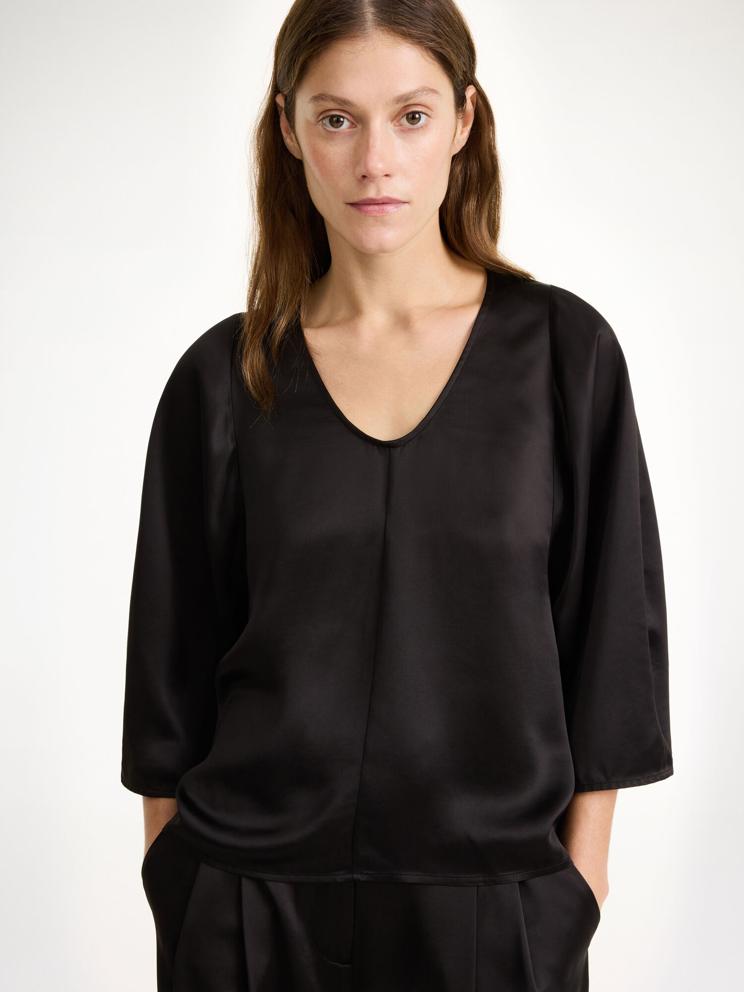 By Malene Birger Calyas Blouse Paidat Mustat | FI_BB33932