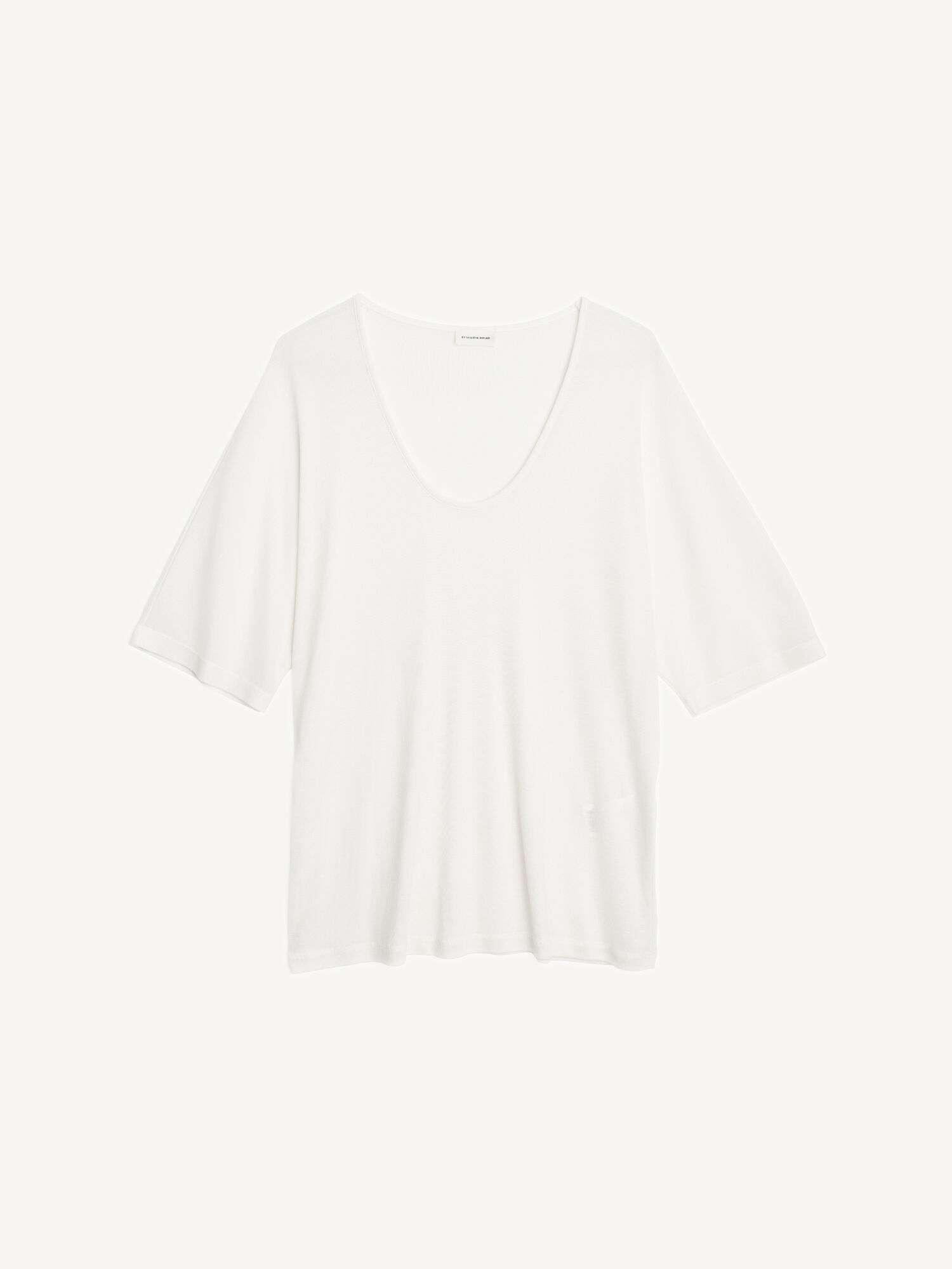 By Malene Birger Cevina Oversized T-shirt Topit Valkoinen | FI_BB45556