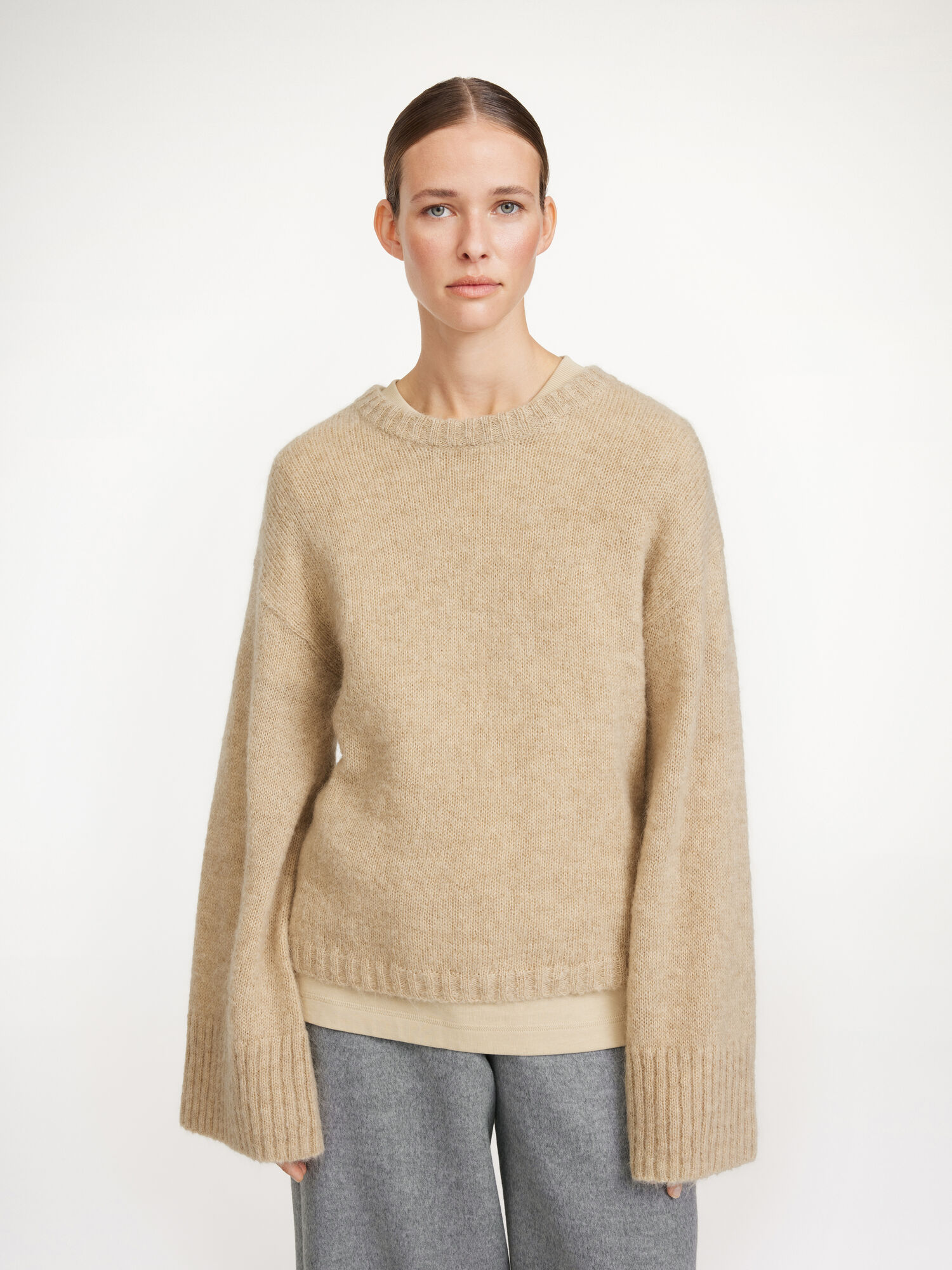 By Malene Birger Cierra Sweater Neuleet Beige | FI_BB25420