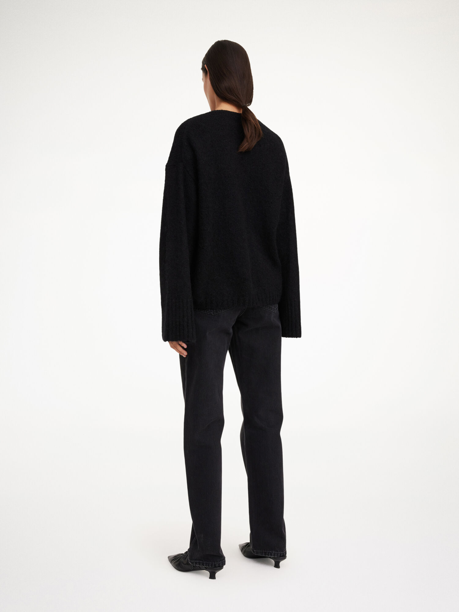 By Malene Birger Cimone Sweater Neuleet Mustat | FI_BB92055