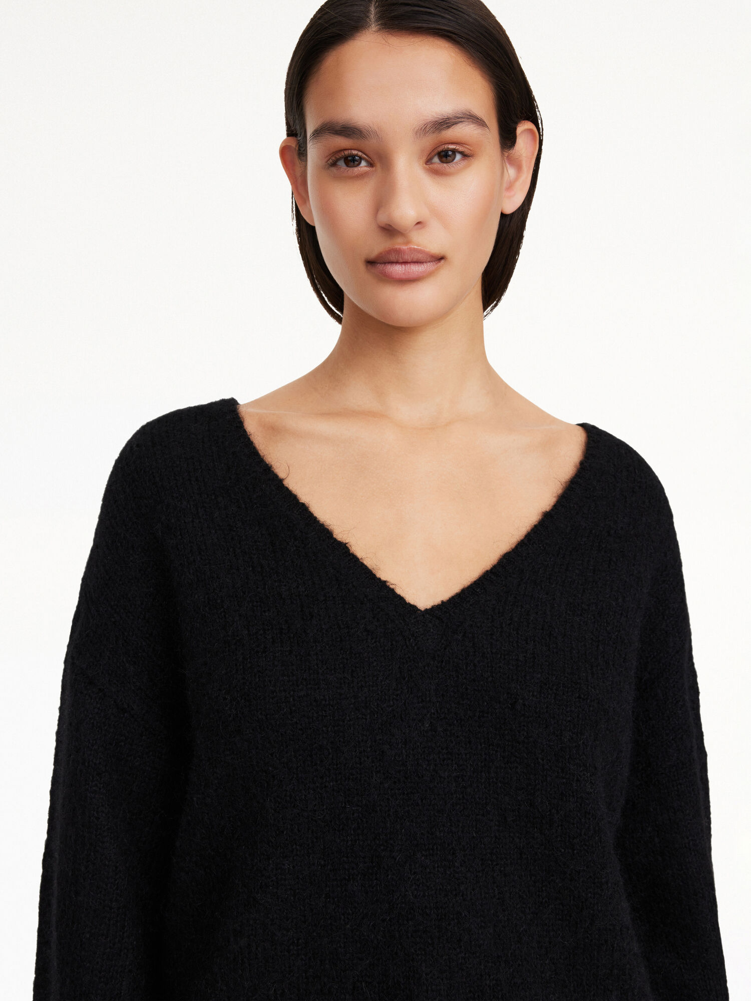 By Malene Birger Cimone Sweater Neuleet Mustat | FI_BB92055