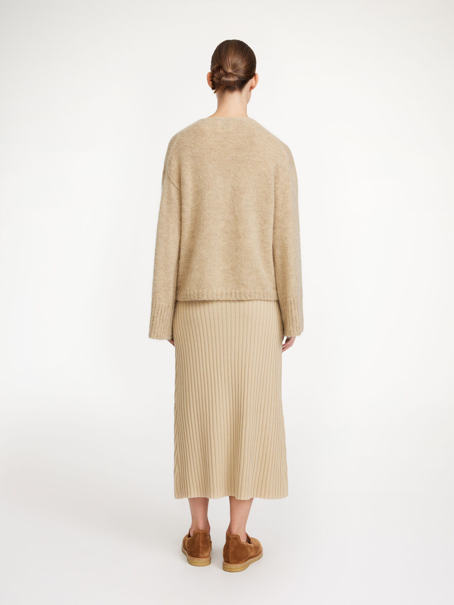 By Malene Birger Cimone Sweater Neuleet Beige | FI_BB88984