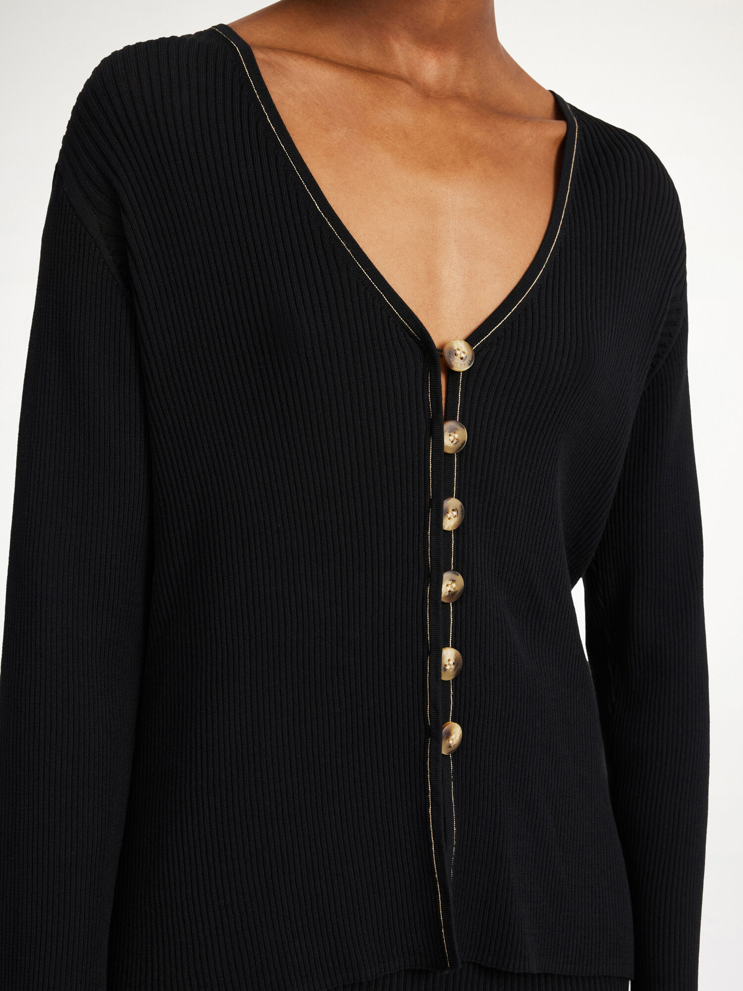 By Malene Birger Cirella Cardigan Neuleet Mustat | FI_BB81349