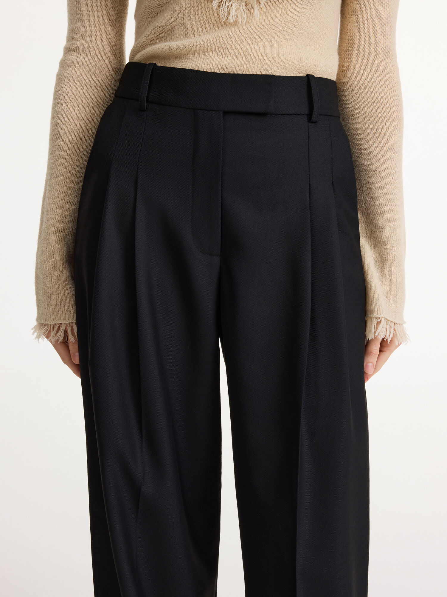 By Malene Birger Cymbaria High-waist Suorat Housut Mustat | FI_BB46970