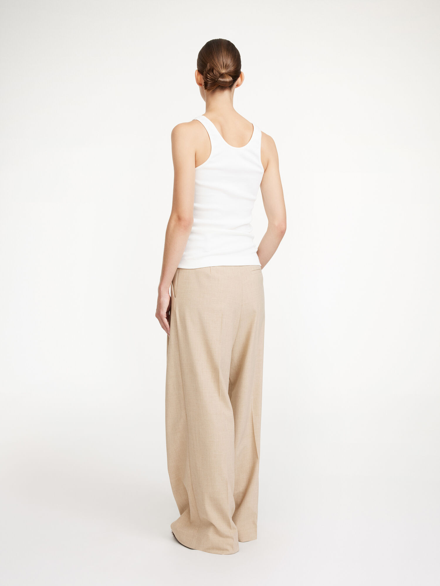 By Malene Birger Cymbaria High-waisted Suorat Housut Ruskea | FI_BB16475