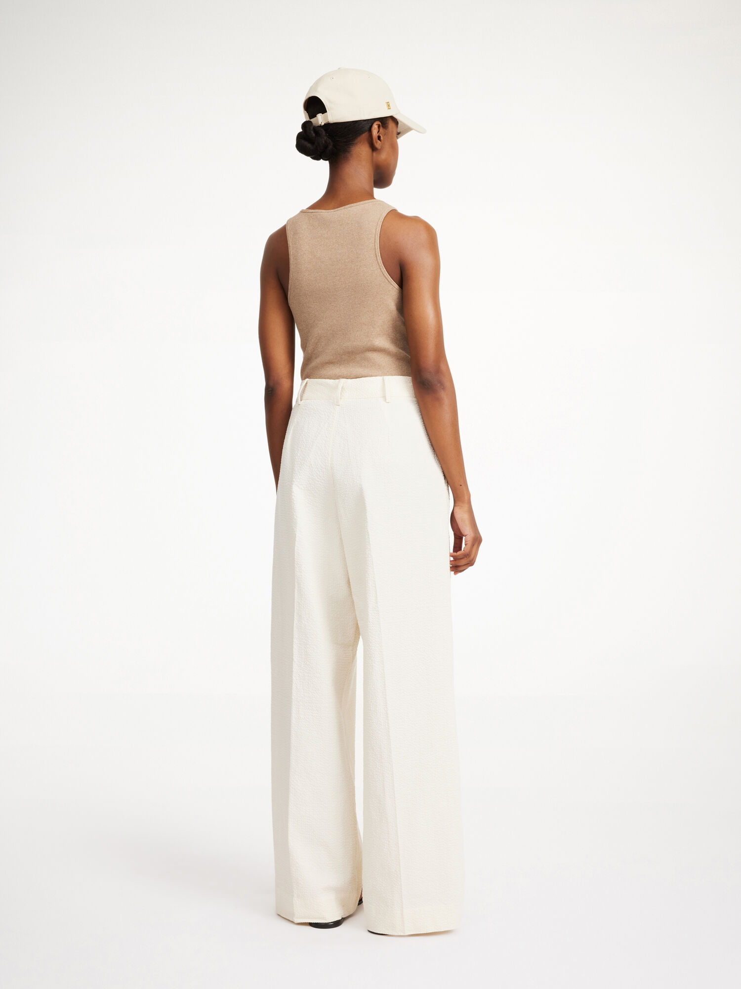 By Malene Birger Cymbaria High-waisted Suorat Housut Valkoinen | FI_BB96183