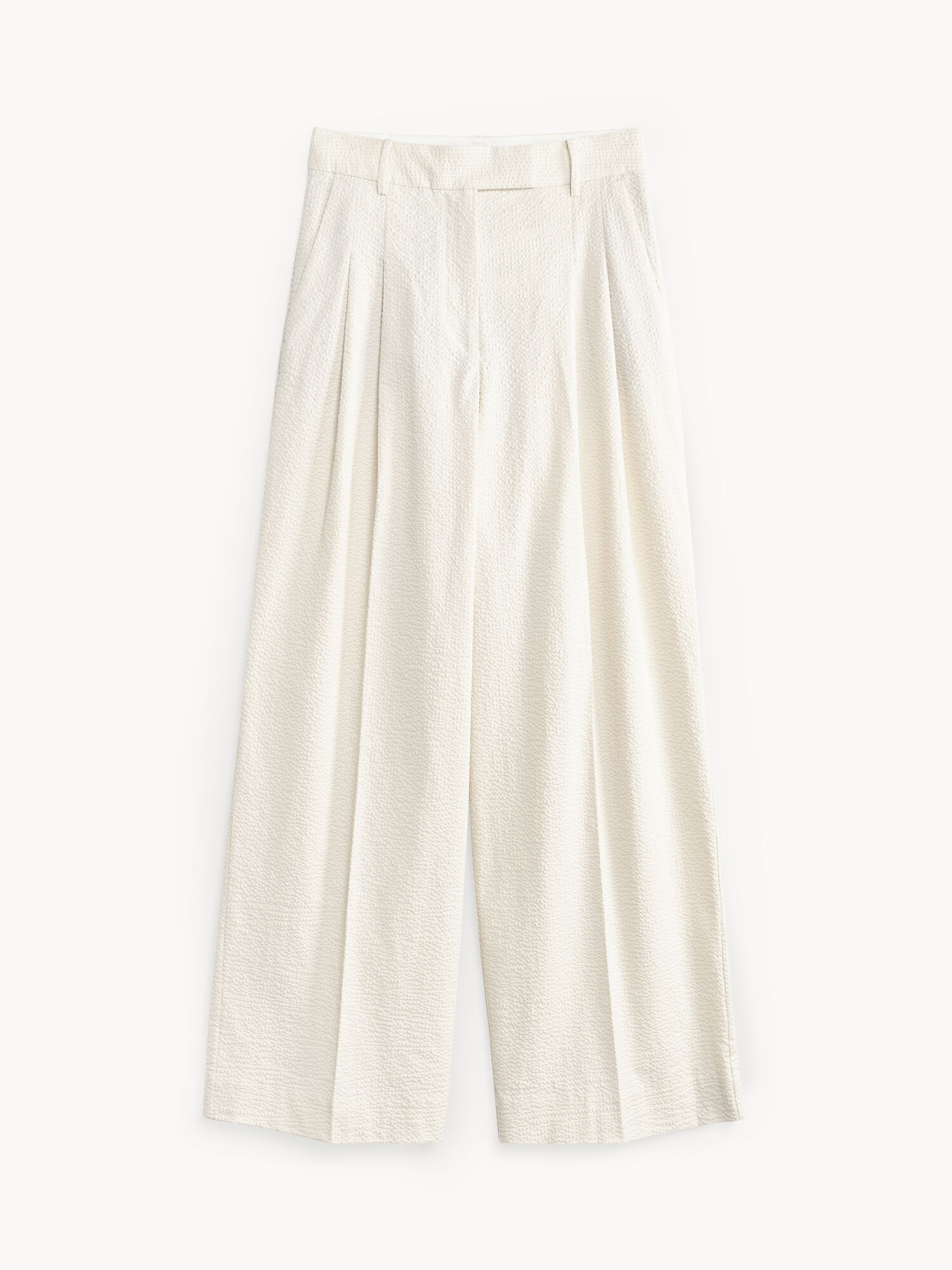 By Malene Birger Cymbaria High-waisted Suorat Housut Valkoinen | FI_BB96183