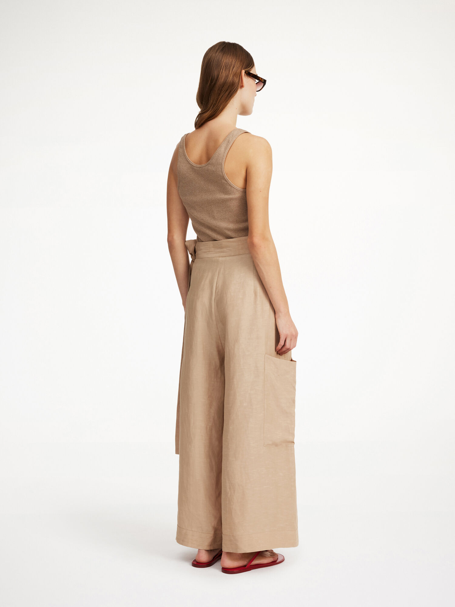 By Malene Birger Darlane Wide-leg Suorat Housut Nomad | FI_BB25448