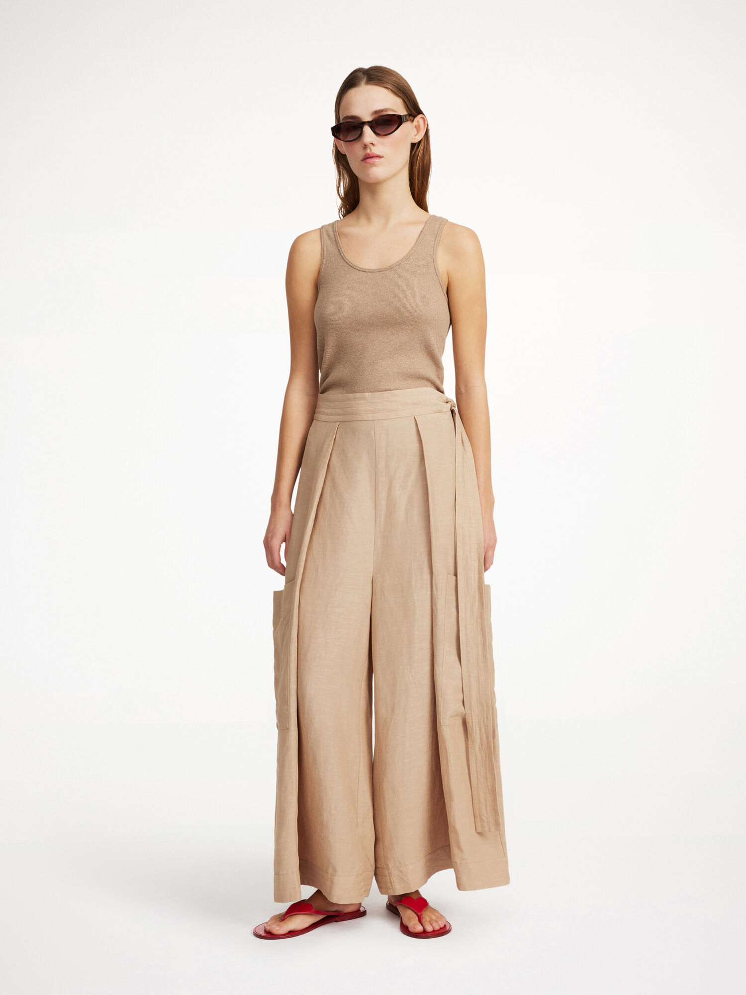 By Malene Birger Darlane Wide-leg Suorat Housut Nomad | FI_BB25448