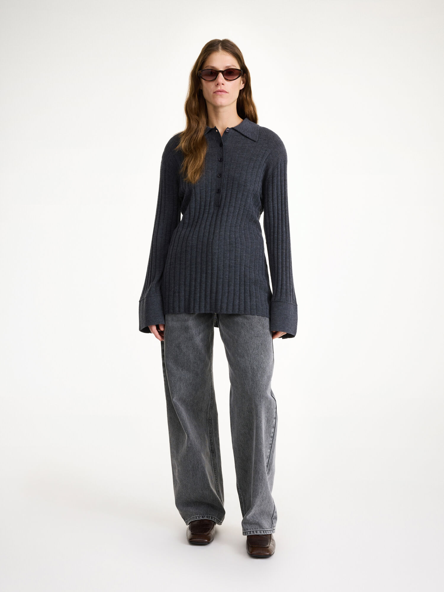 By Malene Birger Delphine Merino Wool Sweater Neuleet Harmaat | FI_BB38713