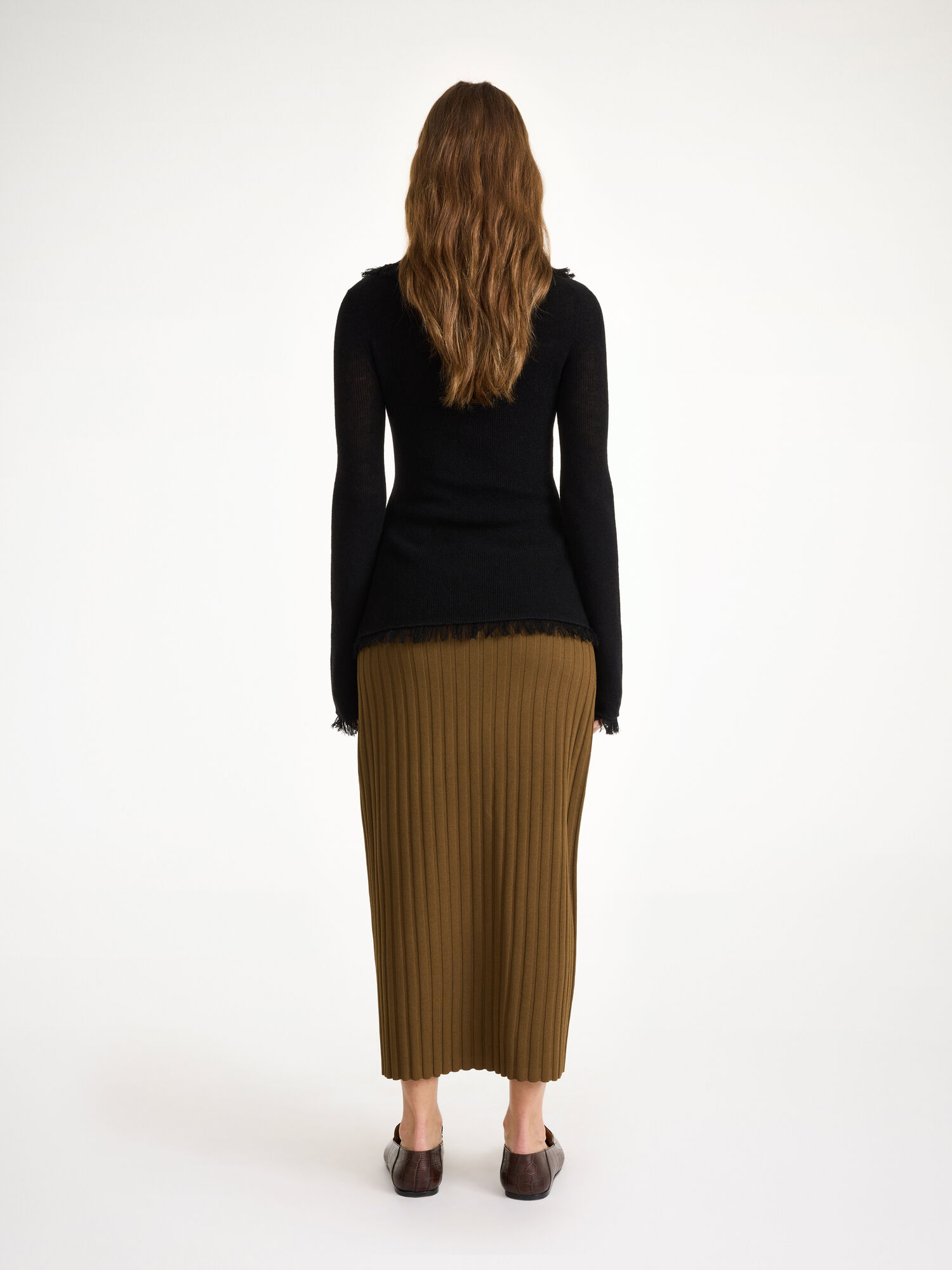 By Malene Birger Dreele Wool-blend Sweater Neuleet Mustat | FI_BB49748