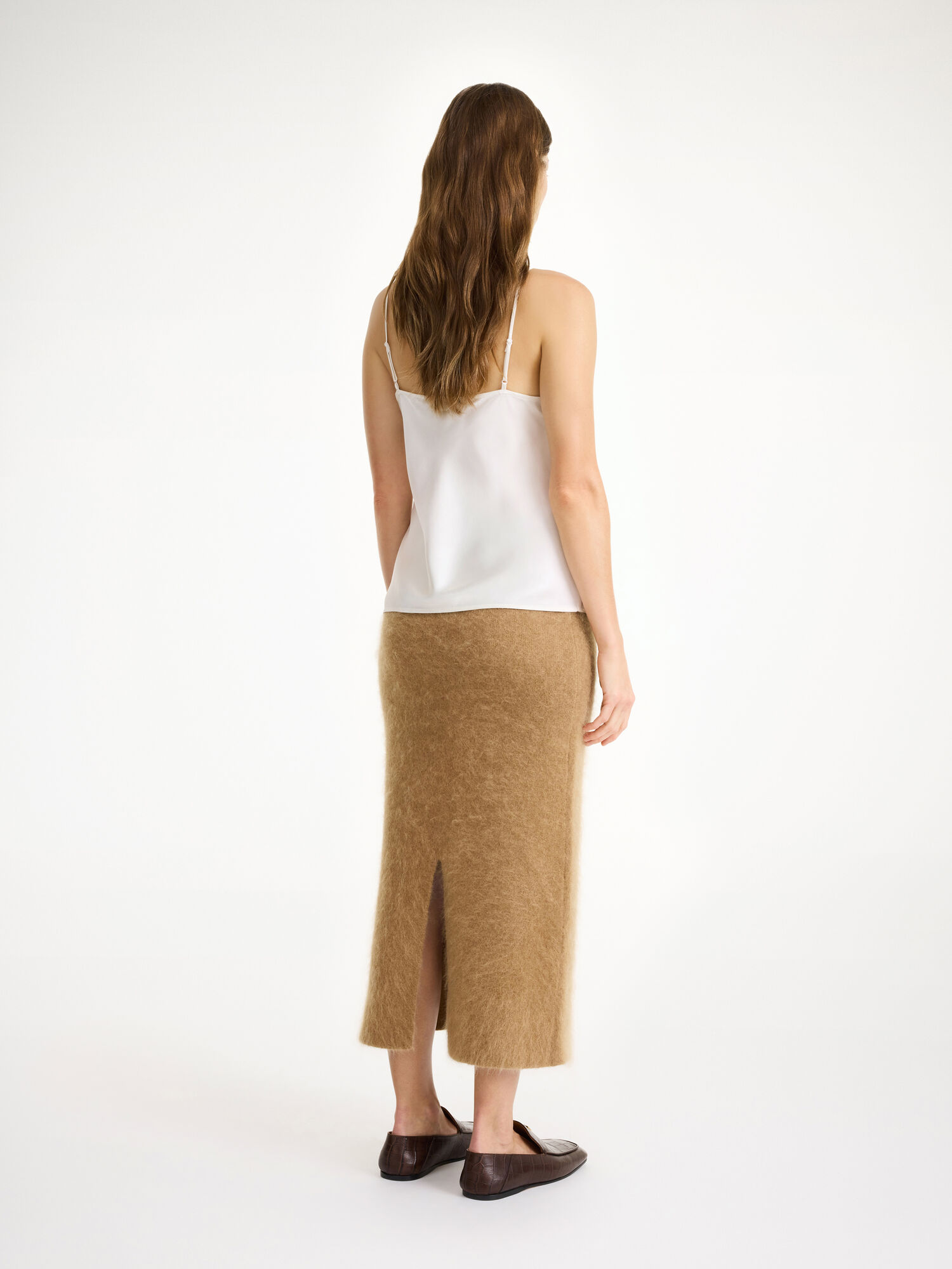 By Malene Birger Estille Midi Skirt Neuleet Ruskea | FI_BB57629