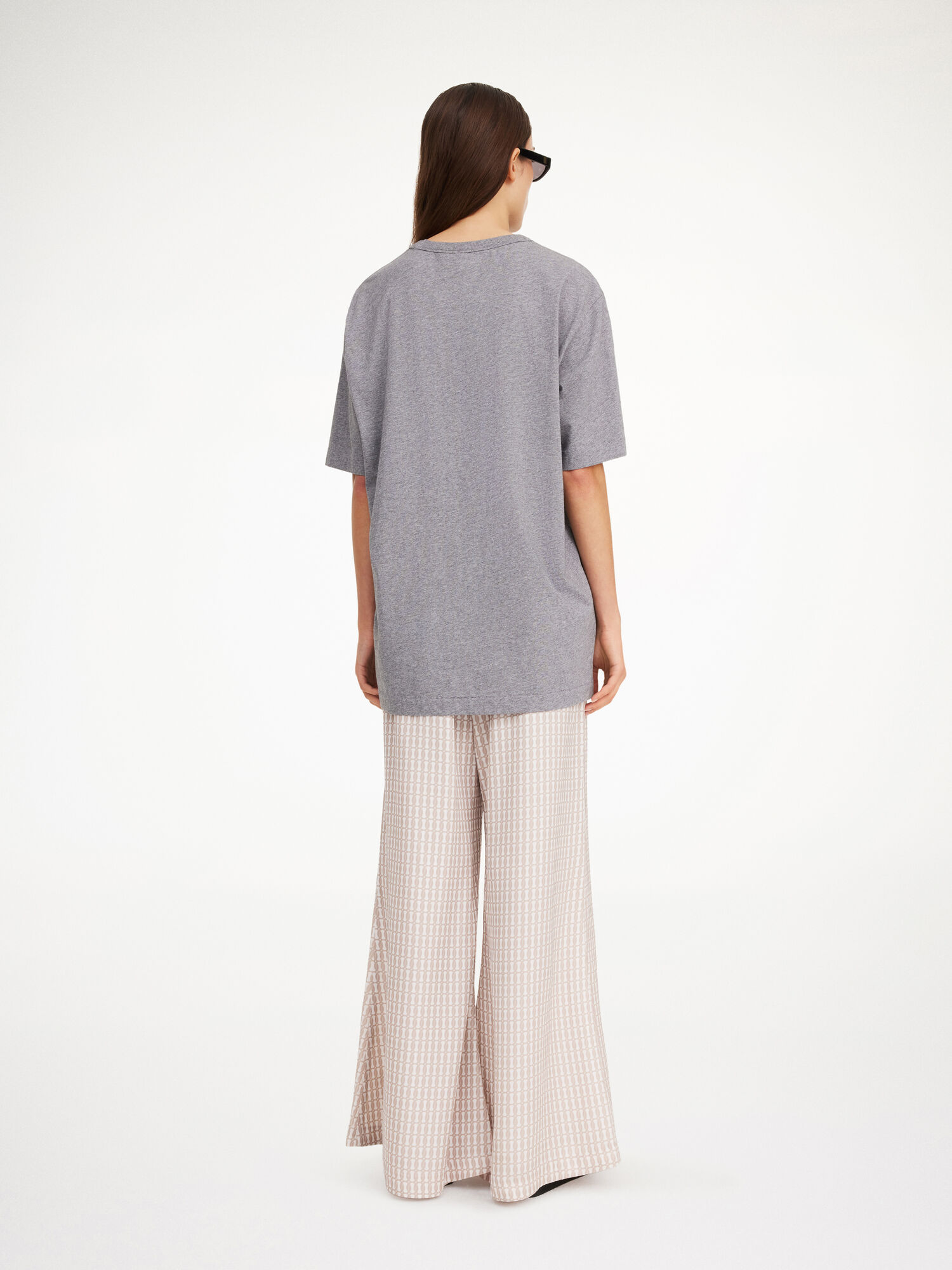 By Malene Birger Fayeh Organic Cotton T-shirt Topit Harmaat | FI_BB97878