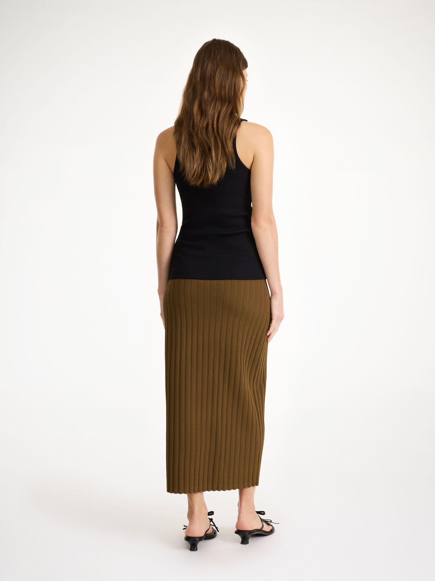 By Malene Birger Fiemme Midi Skirt Neuleet Shitake | FI_BB81526