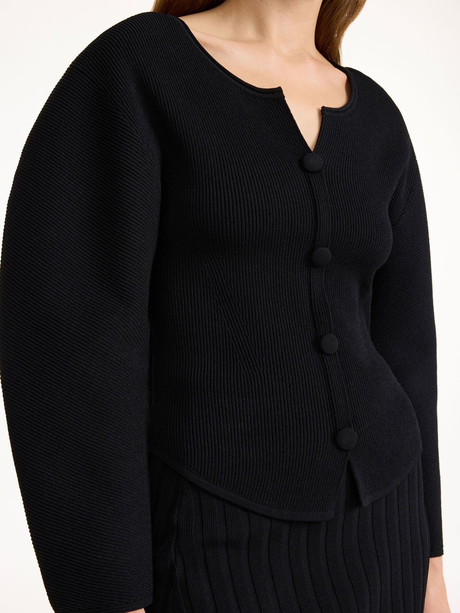 By Malene Birger Francinas Sweater Neuleet Mustat | FI_BB59300