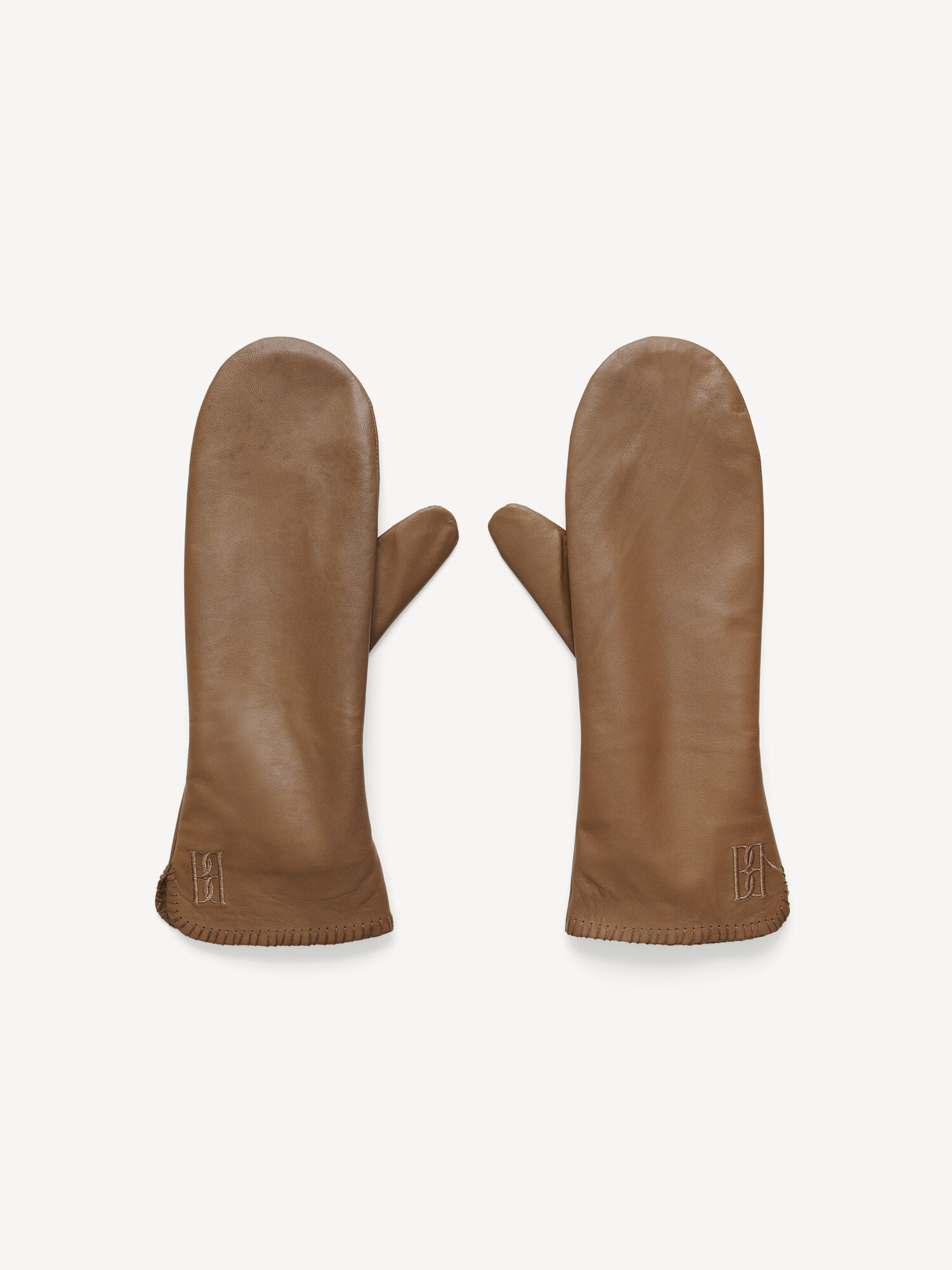 By Malene Birger Ginnyl Leather Mittens Muut Tarvikkeet Shitake | FI_BB25794