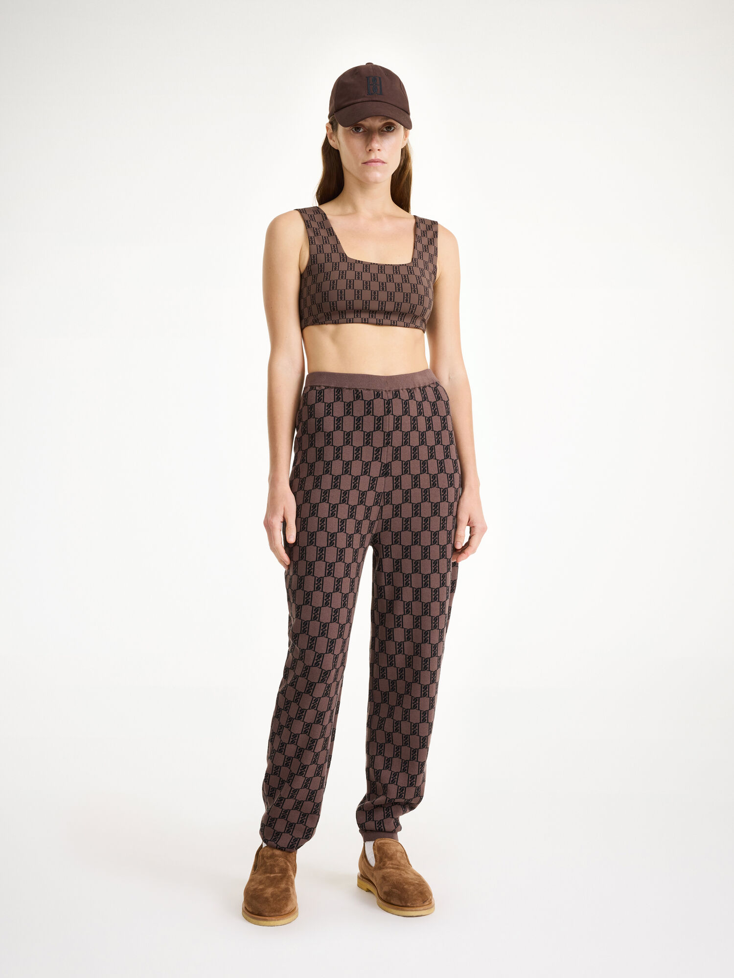 By Malene Birger Hali Knitted Sweatpants Neuleet Tumman | FI_BB96701