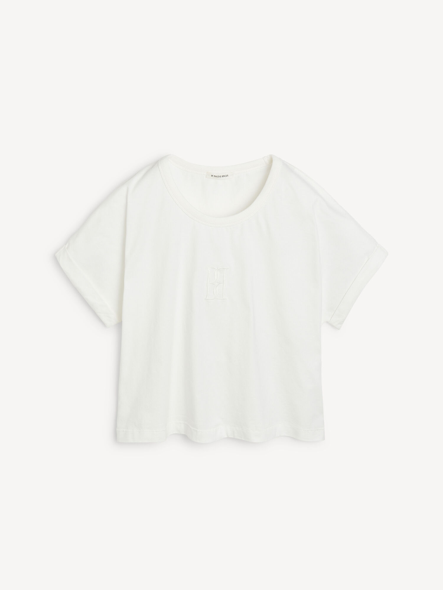 By Malene Birger Hedalia Organic Cotton T-shirt Topit Valkoinen | FI_BB16573