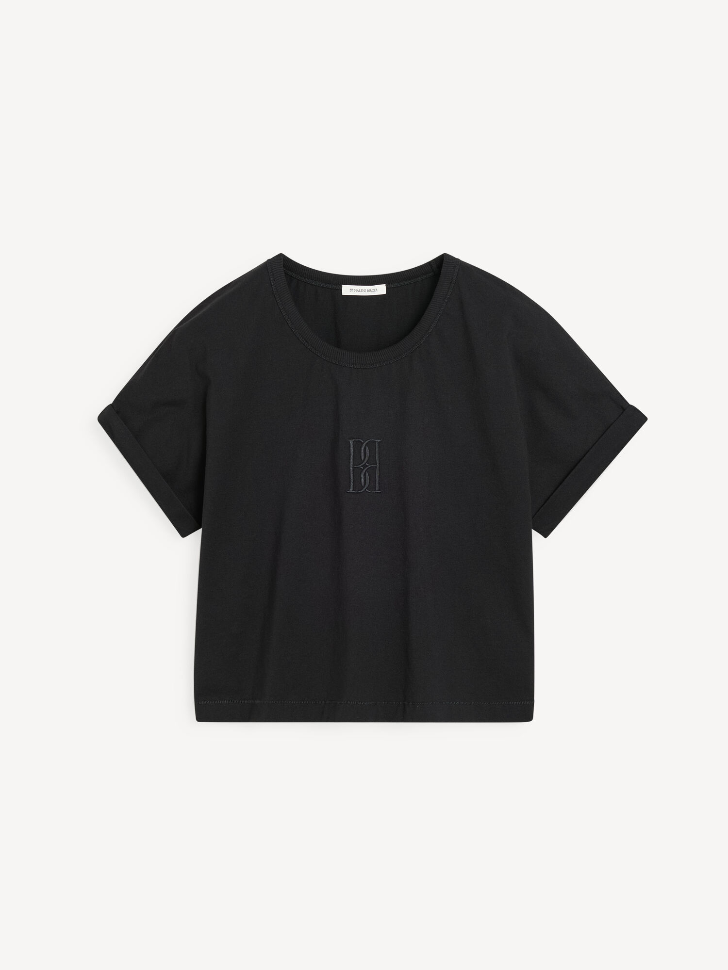 By Malene Birger Hedalia Organic Cotton T-shirt Urheiluvaatteet Mustat | FI_BB44064