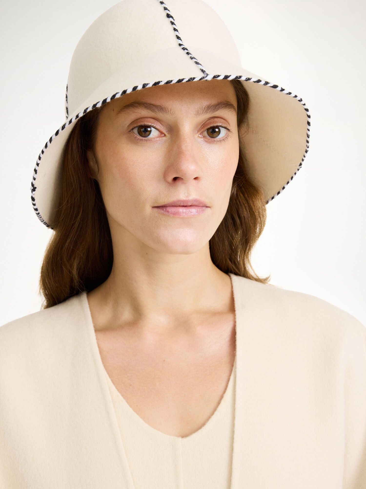 By Malene Birger Ilmura Wool Hat Muut Tarvikkeet Oyster Gray | FI_BB29352