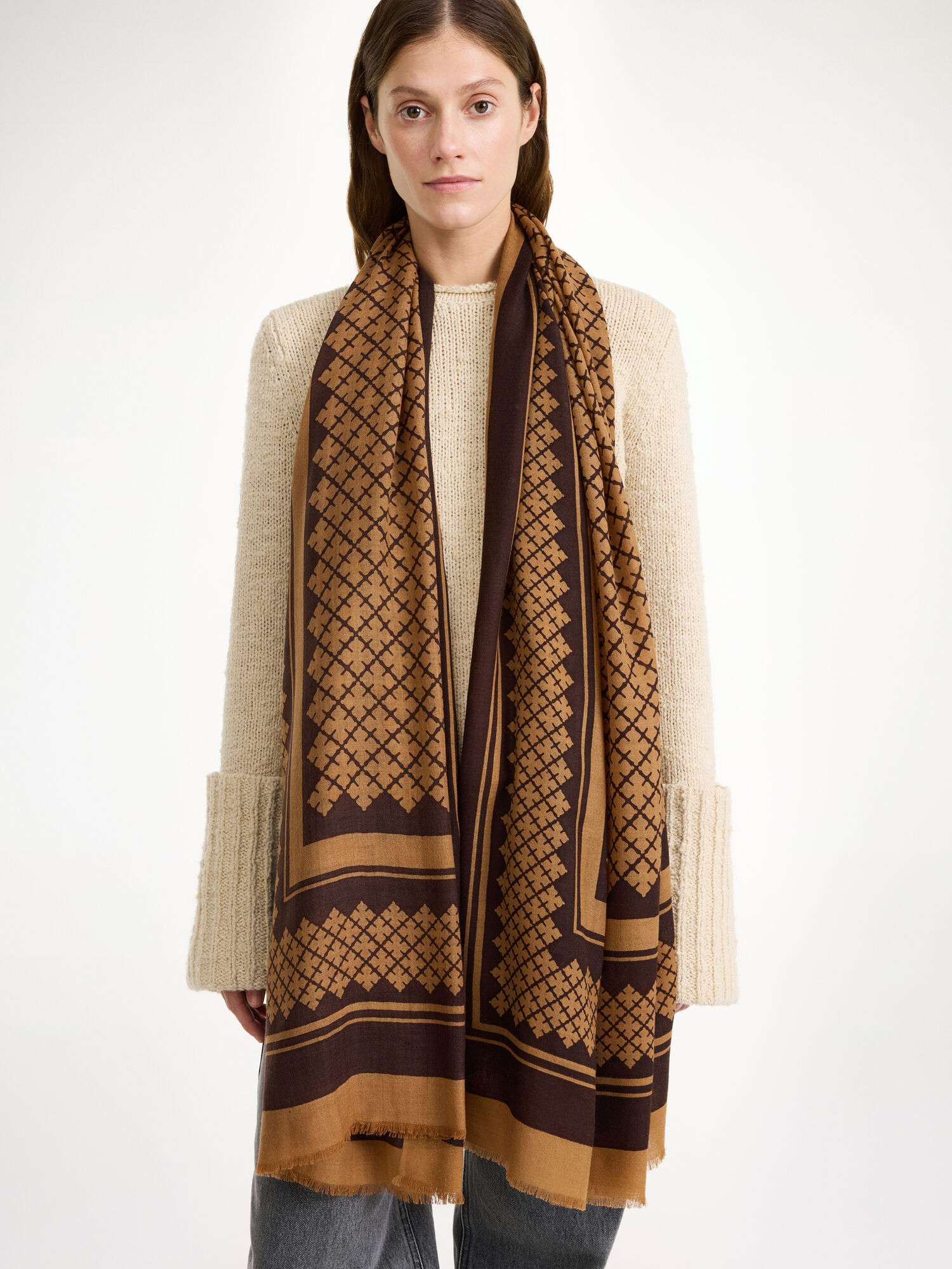 By Malene Birger Julee Wool Huivit Bison | FI_BB41396