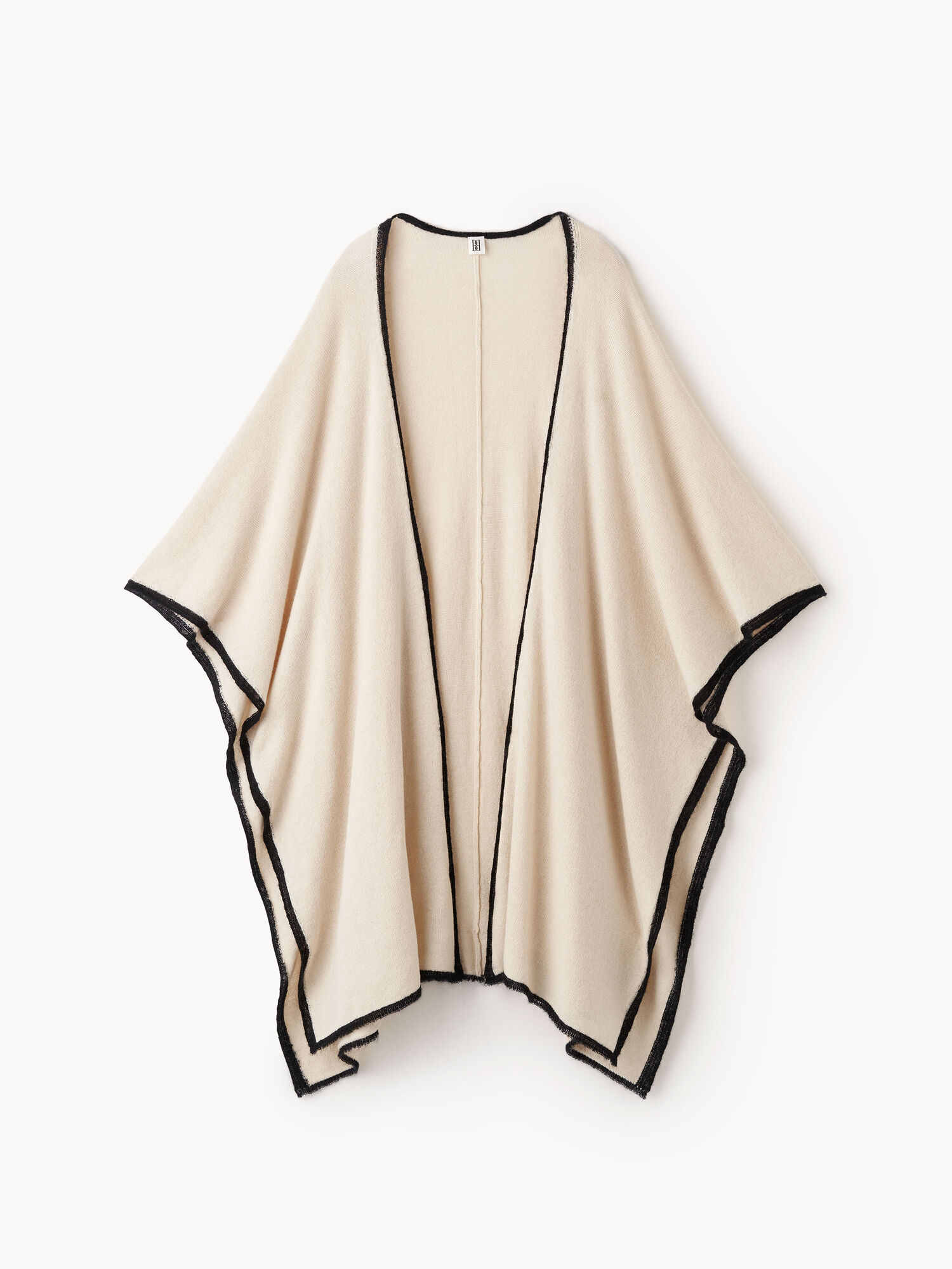 By Malene Birger Kassira Merino-blend Poncho Neuleet Oyster Gray | FI_BB51752