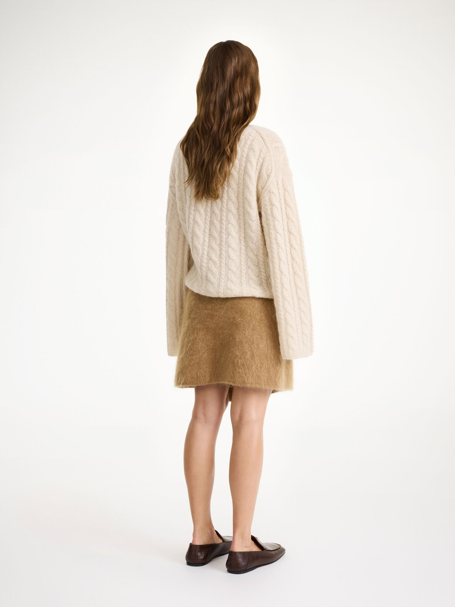 By Malene Birger Krissah Mini Skirt Neuleet Ruskea | FI_BB60416