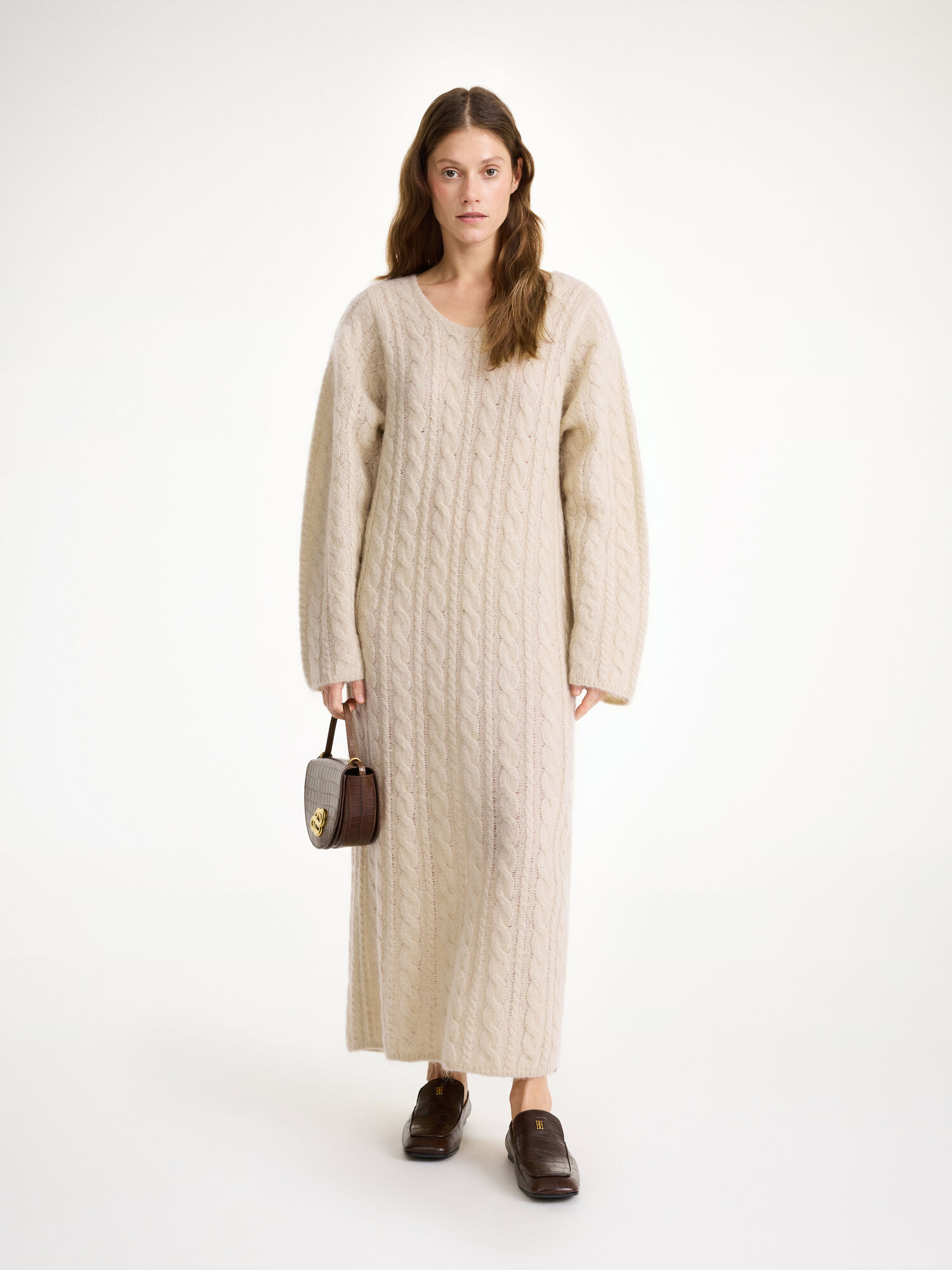 By Malene Birger Lovella Maxi Mekko Oyster Gray | FI_BB75119