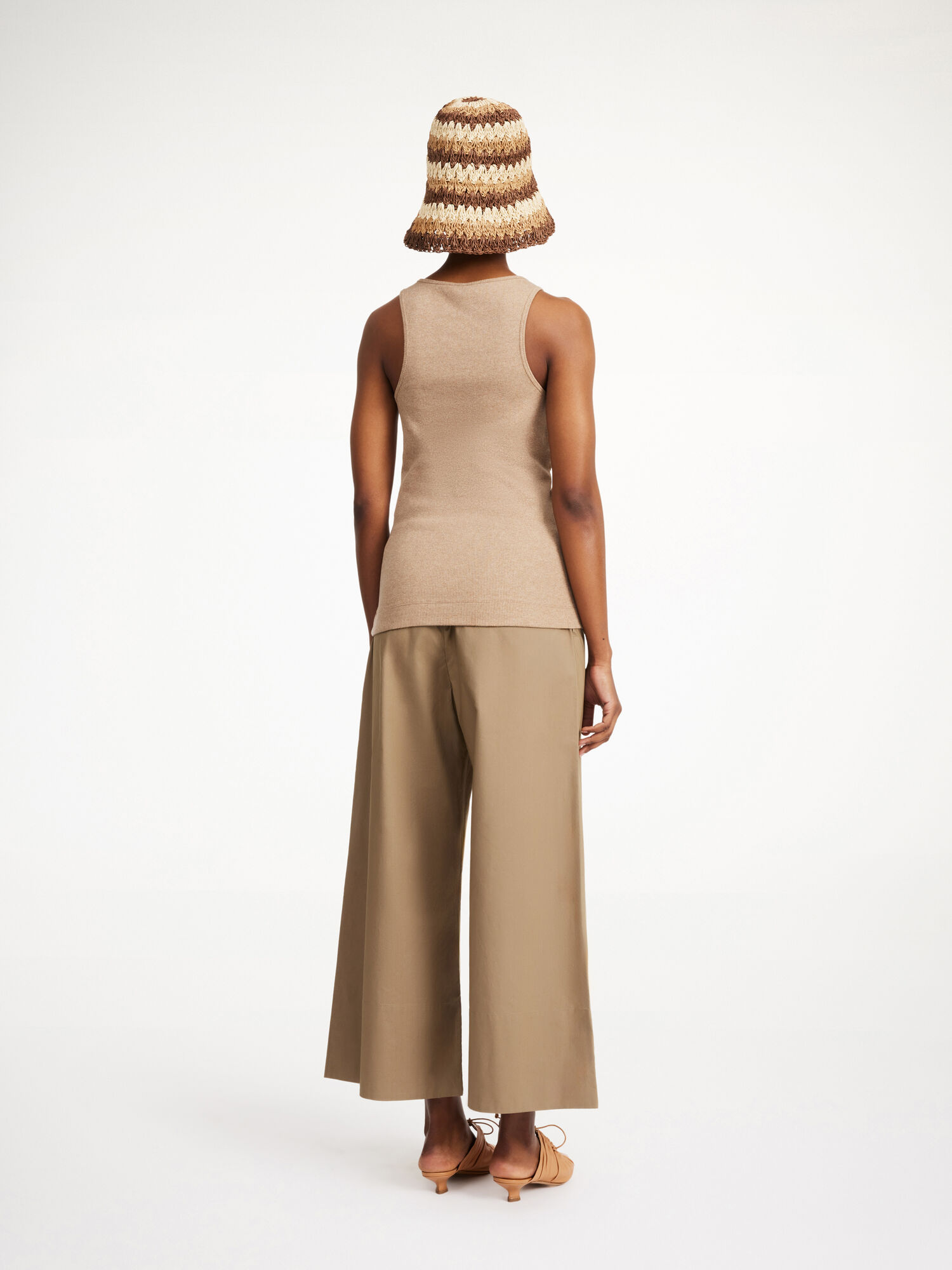 By Malene Birger Luisa High-waisted Suorat Housut Shitake | FI_BB93586